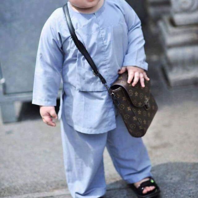 Combo 3 bộ đồ đi chùa cho bé
