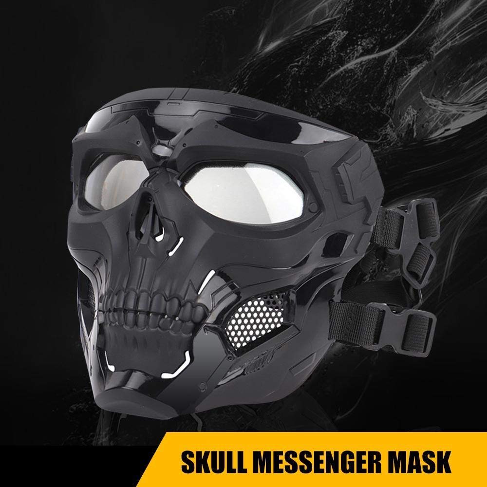 Skull Tactical Airsoft Masks Paintball Protective CS Full Face Mask Helmet Head