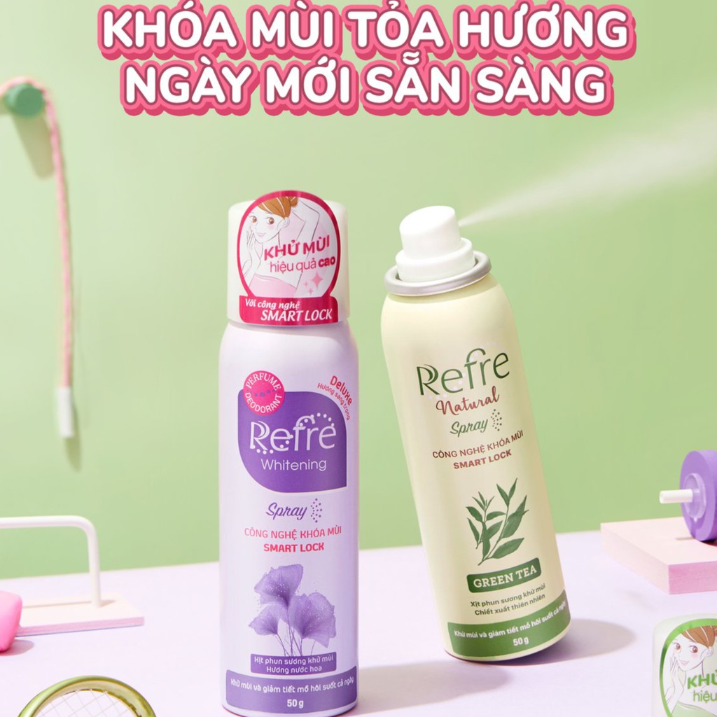 Xịt phun sương khử mùi Refre Spray 50g