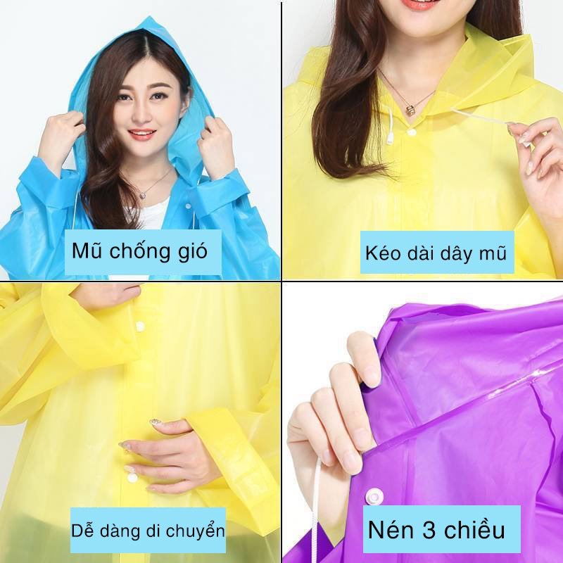 Áo Mưa Măng Tô Áo Mưa Nhiều Màu Phong Cách Thời Thượng Cao Cấp KHO GIA DỤNG HOÀNG ANH