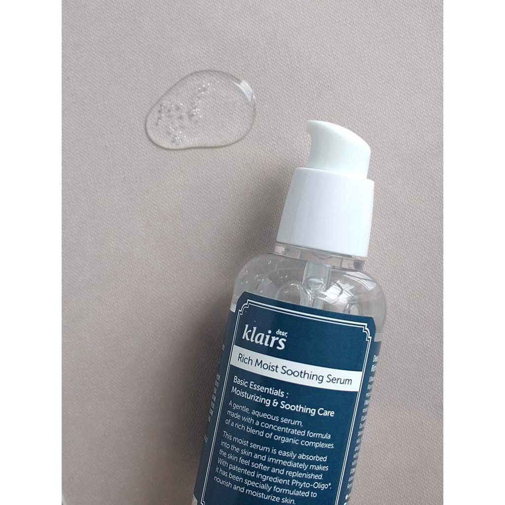 Tinh Chất Dưỡng Ẩm Lão Hóa Klairs Rich Moist Soothing Serum 80ml