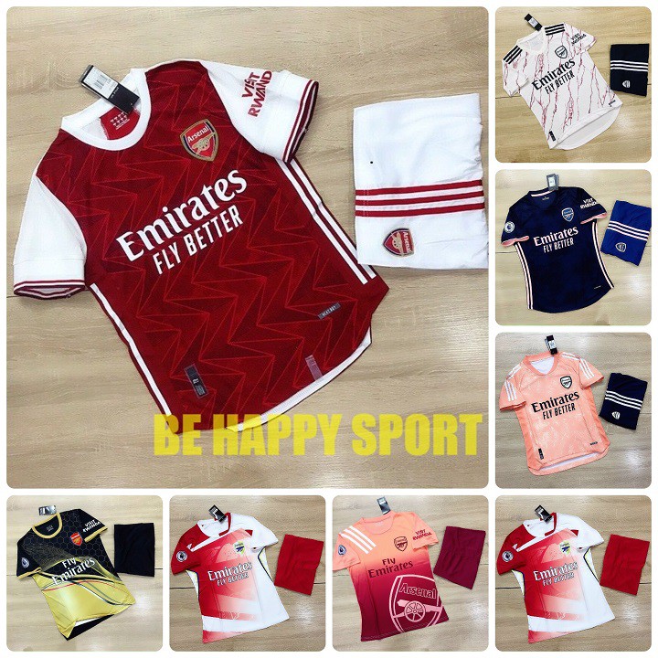 [TẶNG SỊP] Áo Đá Bóng Arsenal 🏆 FREESHIP 🎯 Giảm 10k Đơn từ 300k Khi Nhập [NCVV10KK] Áo Đấu Arsenal Màu Đỏ