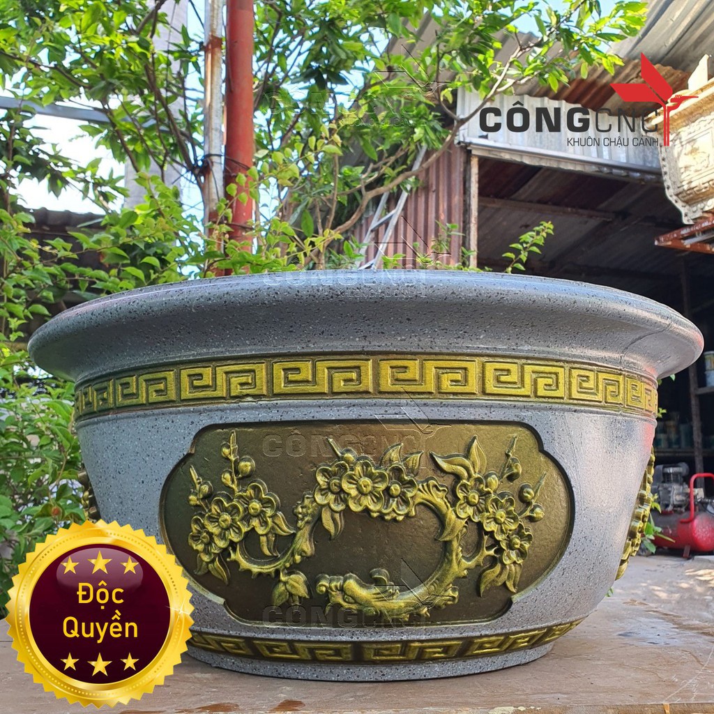 KHUÔN ĐÚC CHẬU TRÒN ABS 60CM KHÔNG ĐÔN