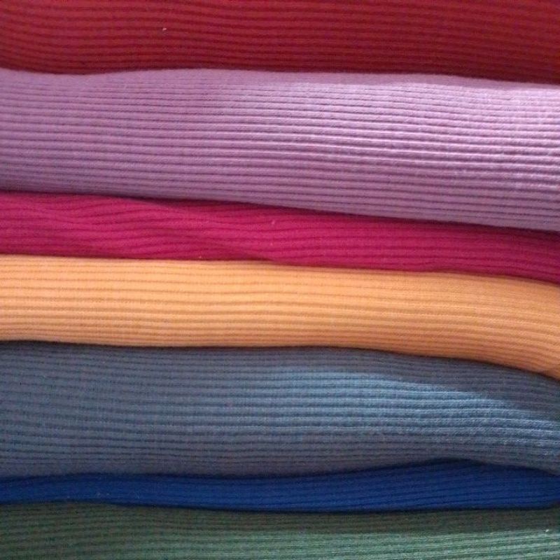 Vải thun gân-Bo thun gân