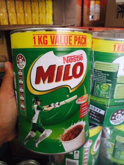 Sữa Milo Úc 1kg. Giá 275k