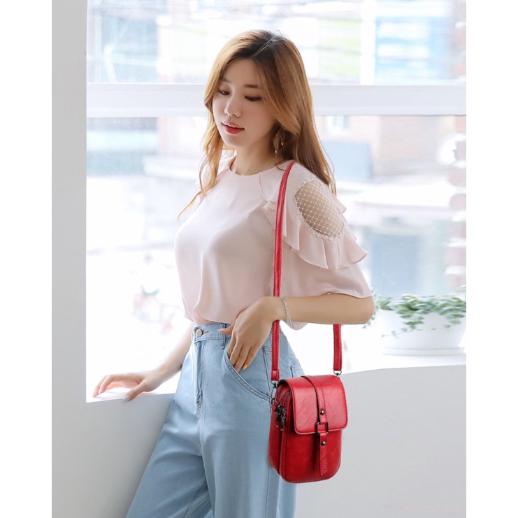 Túi Xách Nữ đẹp Túi Da Đeo Chéo Mini Đựng Điện Thoại Phong Cách Hàn Quốc-77