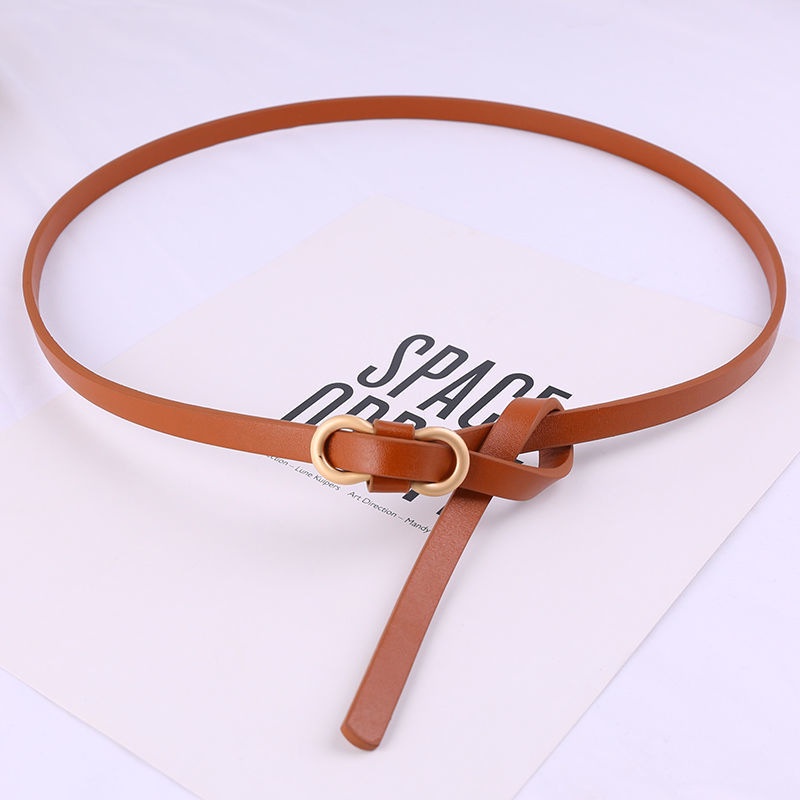 Thắt lưng da khóa vô cực