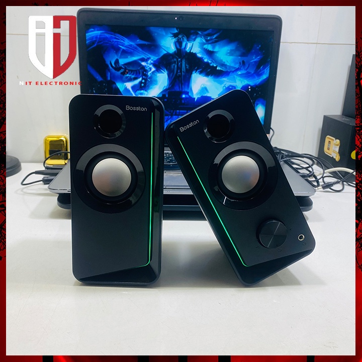Loa máy tính bluetooth để bàn có dây 2.0 BOSSTON Z203BT loa laptop gaming