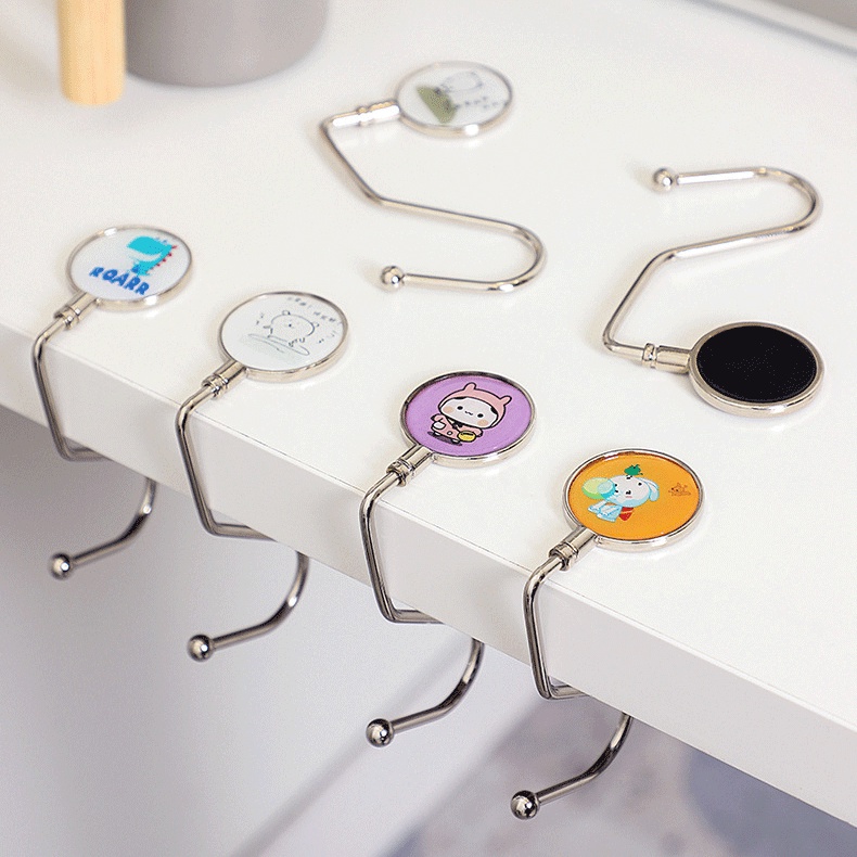 Giá Đỡ Móc Treo Túi Xách Gắn Dưới Bàn Tiện Dụng