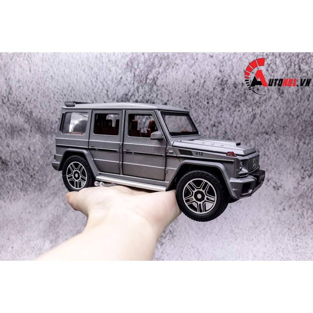 MÔ HÌNH XE MERCEDES G-KLESSA G63 V12 SILVER 1:24 CHE ZHI 6385