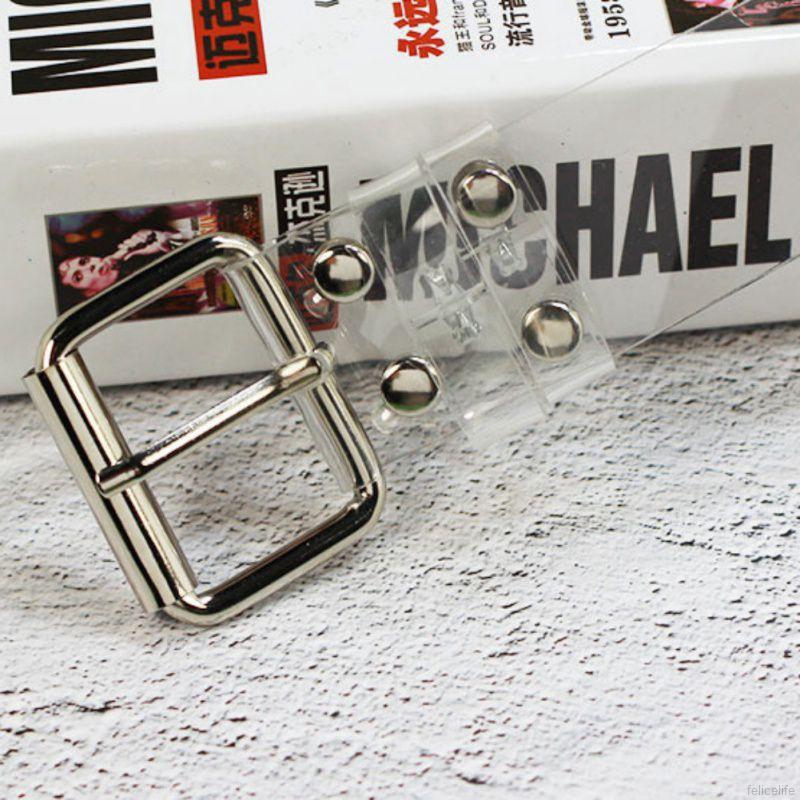 Dây nịt trong suốt bản nhỏ cá tính