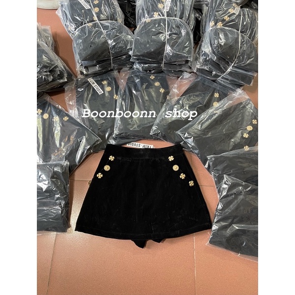 CHÂN VÁY NHUNG CÚC HOA DÁNG MỚI LÓT QUẦN CHUN DÀY DẶN CÚC HOA CHUẨN MS6672 | BigBuy360 - bigbuy360.vn