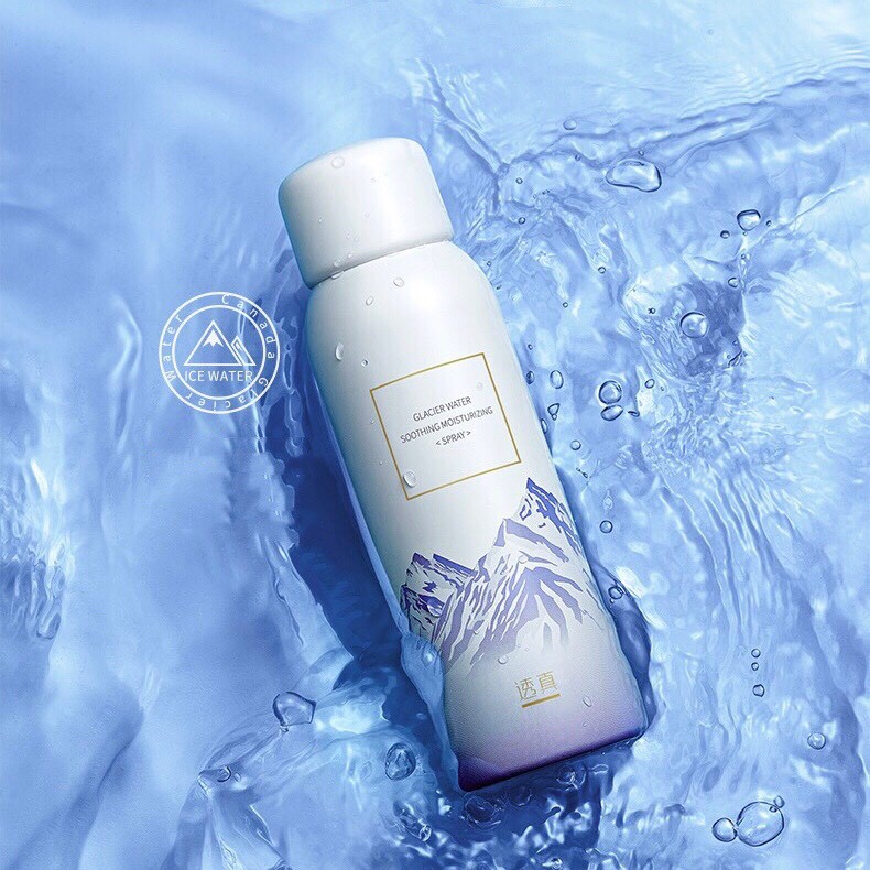 Xịt khoáng đá băng LUCENBASE phục hồi dưỡng ẩm khóa ẩm dịu da Glacier Water Soothing Moisturizing Spray LUCB59 | BigBuy360 - bigbuy360.vn