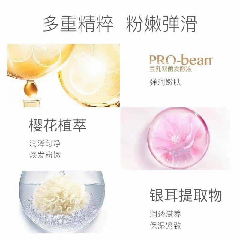 Mặt Nạ Dưỡng Da collagen Yến Tươi Rose beauty dưỡng trắng, chống lão hoá cho da - Hàng Chính Hãng