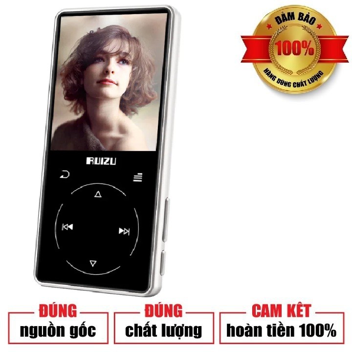 [Mã ELHACE giảm 4% đơn 300K] [Hàng Chính Hãng] Máy Nghe Nhạc Mp3 Không Dây Lossless Bluetooth 4.1 Ruizu D16