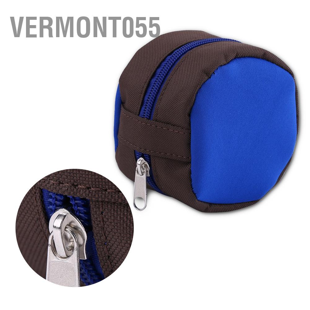 Hàng Hot An toàn Fly Fishing Reel Case Protector Soft Pocket Cover Bag Túi đựng túi Hàng giao ngayVermont055