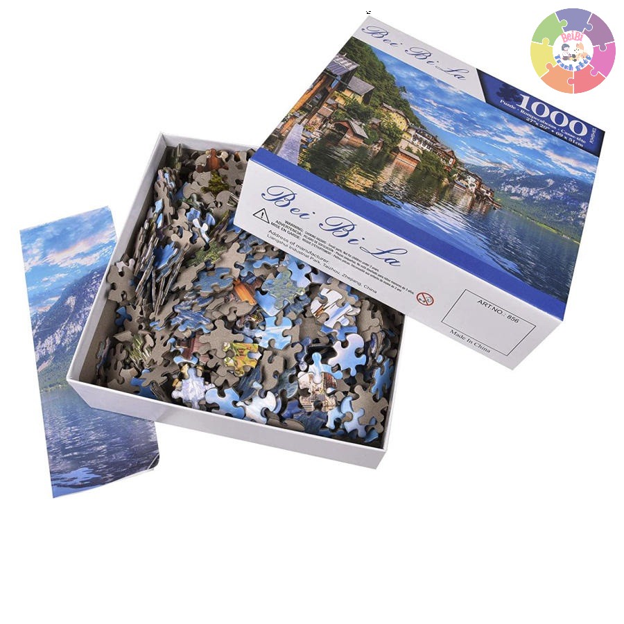 100 Mẫu Tranh Ghép Hình 1000 Miếng Màu Sắc Nét Mảnh Dày Người Lớn Jigsaw Puzzle Beibila