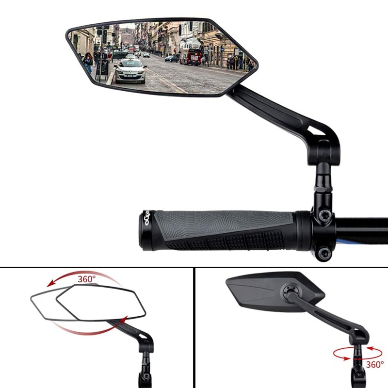 Gương Chiếu Hậu Xoay 360 Độ Linh Hoạt Tiện Dụng Cho Xe Đạp MTB