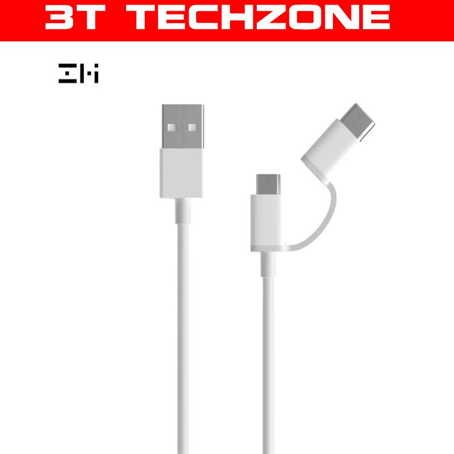 Cáp Sạc Nhanh 2 Trong 1 USB Type-C / Micro USB Xiaomi - ZMI AL501 dài 1M