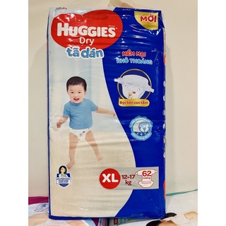 Bỉm huggies tã dán m76 /l68/xl62/xxl56