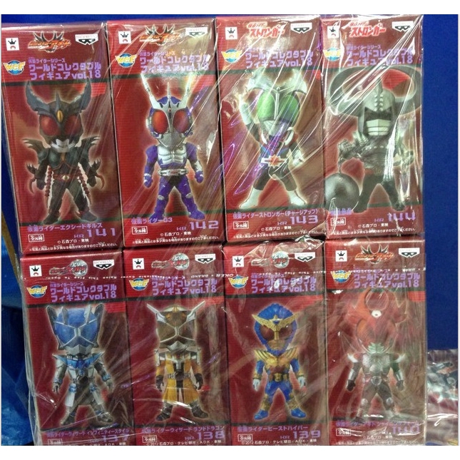 Set 8 Mô Hình Nhân Vật Hoạt Hình Kamen Rider Bằng PVC