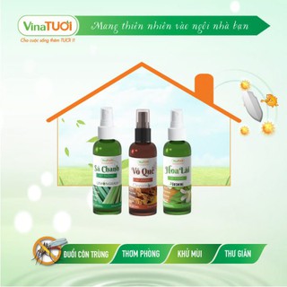 Tinh dầu xịt thơm Hoa Lài chai 100ml - GIẢI PHÁP KHỬ MÙI TUYỆT VỜI