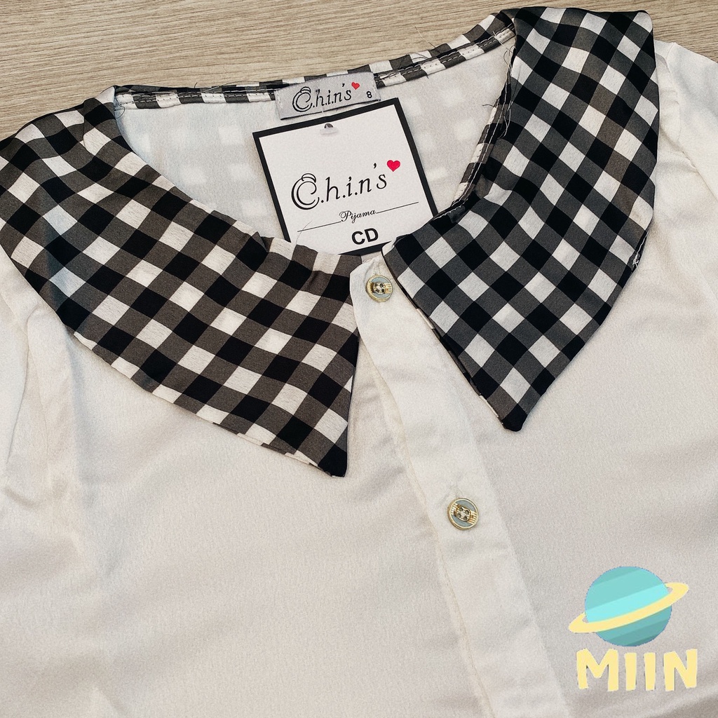 [NGỦ CAO CẤP] BỘ PYJAMA PHA KẺ TÚI GẤU - CHẤT LIỆU LATIN CAO CẤP - PHIÊN BẢN ĐÁNG YÊU