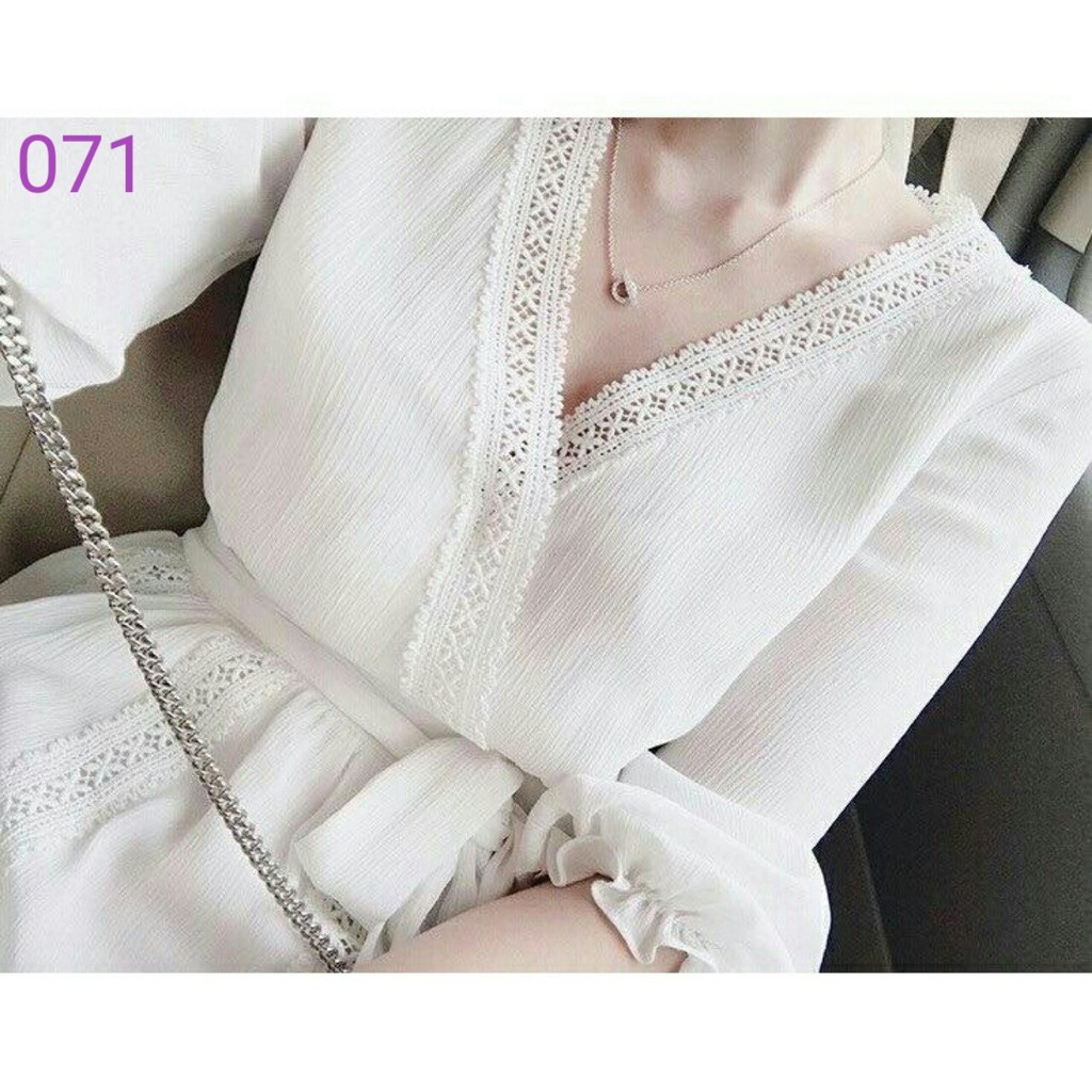 ĐẦM XÔ REN TRẮNG CAO CẤP-ĐẦM ĐI CHƠI-ĐI TIỆC