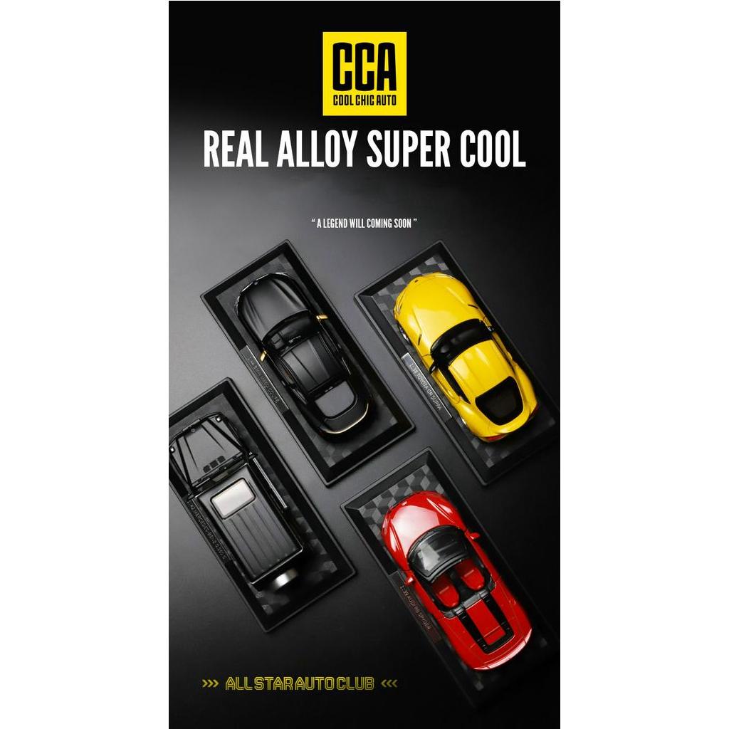 Cca 1:43 toyota supra m850i audi r8 spyder mercedes-benz g350d mô hình ô tô có mũ bảo hiểm hộp acrylic đồ chơi ô tô bằng hợp kim