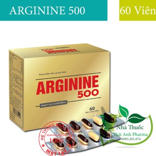 Arginine 500 - Sản Phẩm Hỗ Trợ Giải Độc Gan