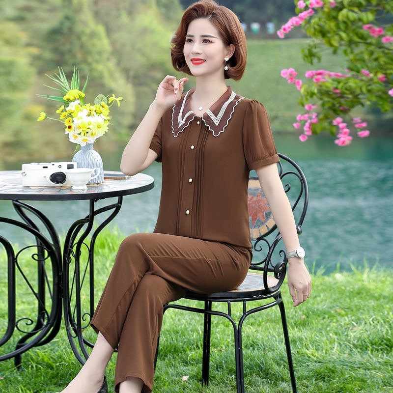 Bộ quần áo trung niên, quần áo tặng mẹ