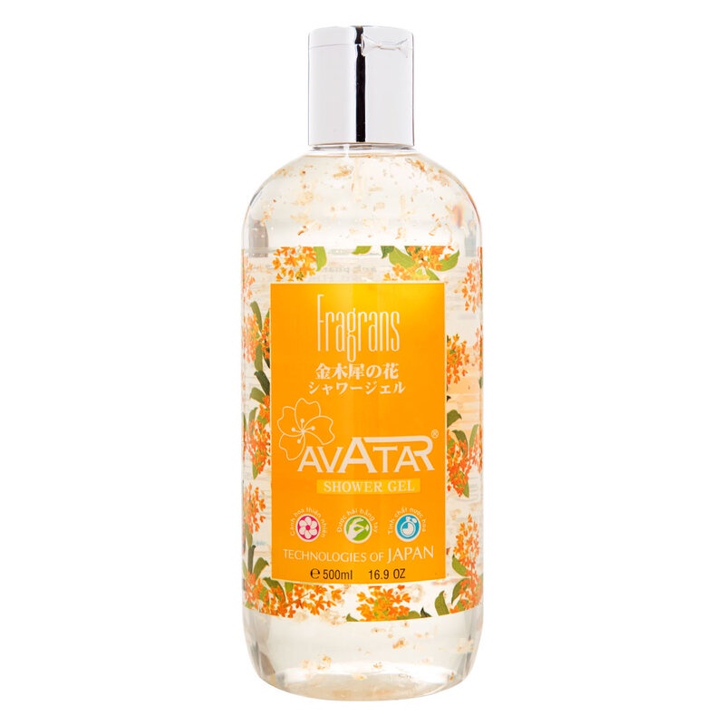 Sữa tắm nước hoa sáng da Shower Avatar cánh hoa thật giúp da căng mịn chống lão hóa 500ml