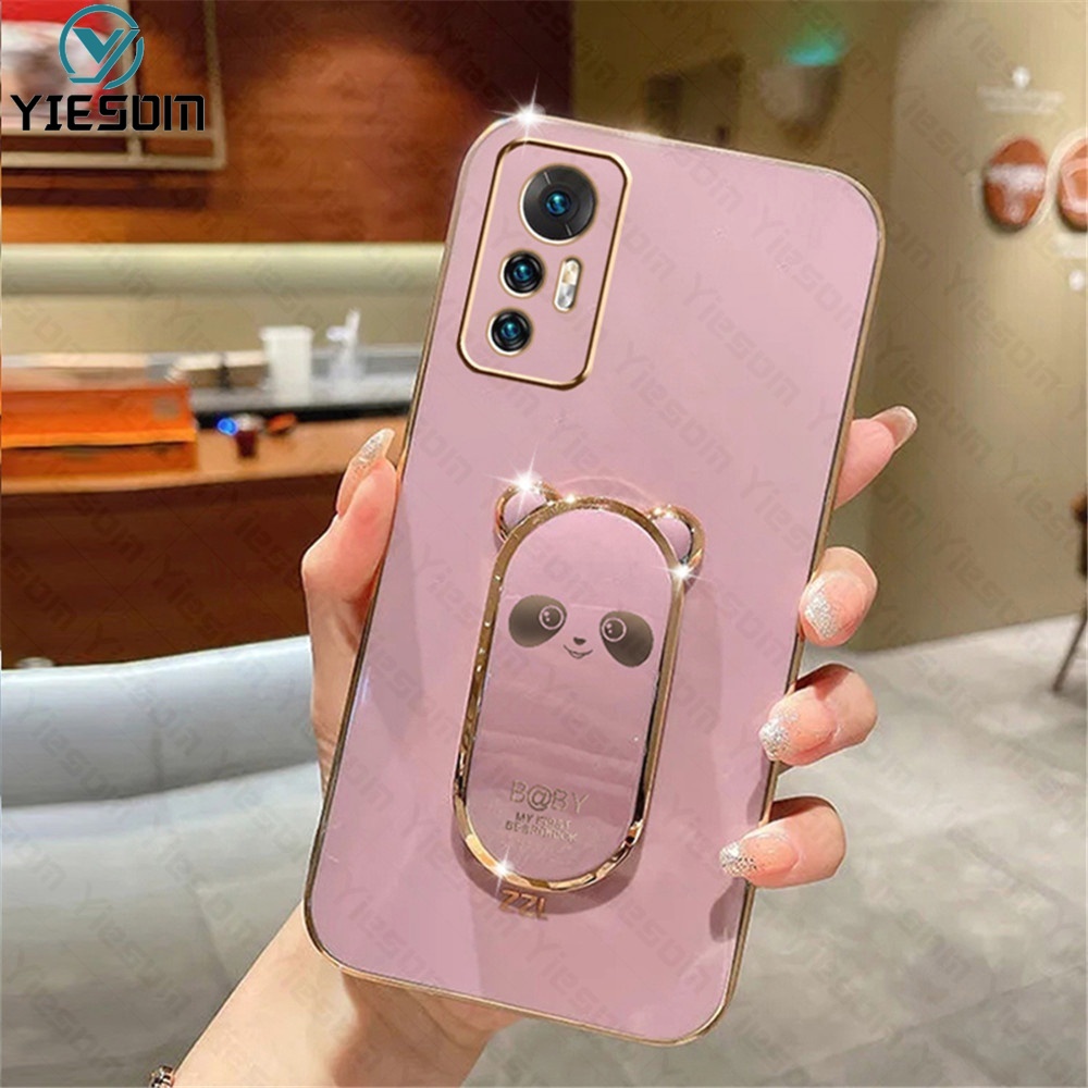 Ốp Điện Thoại Silicon Mềm Có Giá Đỡ Hình Gấu Xinh Xắn Dành Cho Xiaomi 12 11T 10T 12T Pro Mi 11 12 Lite 5G
