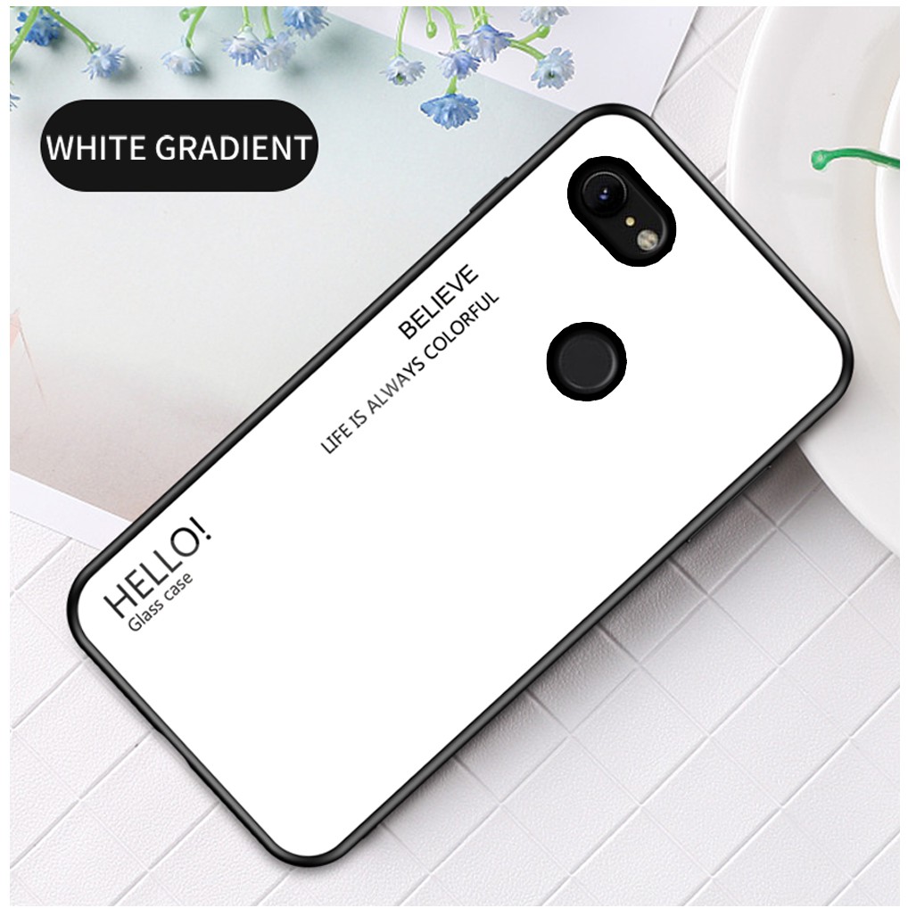 Google Pixel 3 XL 3A XLTempered Glass Phone Case Hard Cover