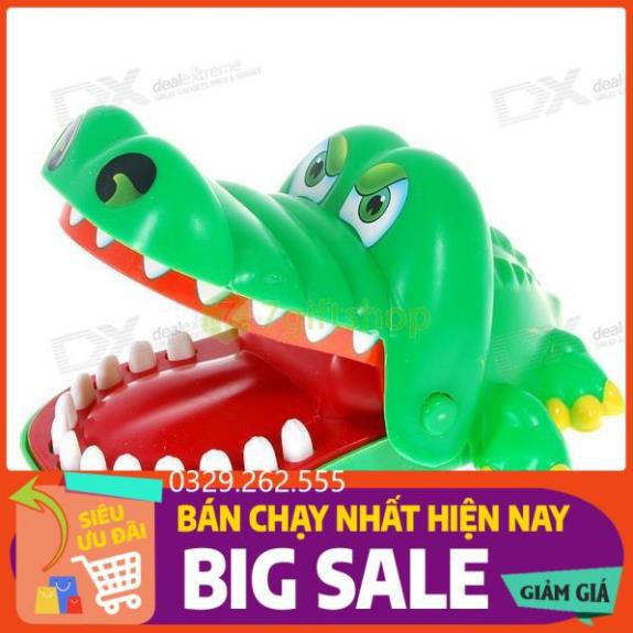 (FreeShip) KHÁM RĂNG CÁ SẤU - CÁ SẤU SẬP. ĐỒ CHƠI GIẢI TRÍ CHO CẢ GIA ĐÌNH Hộp to