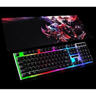Phím led 7 màu G21 tặng chuột game hàng đẹp