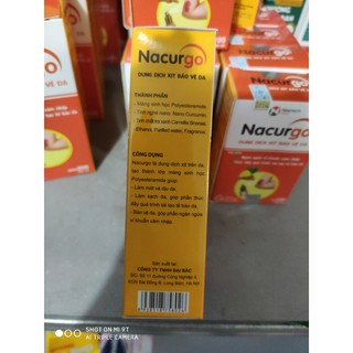 Nacurgo xịt vết thương
