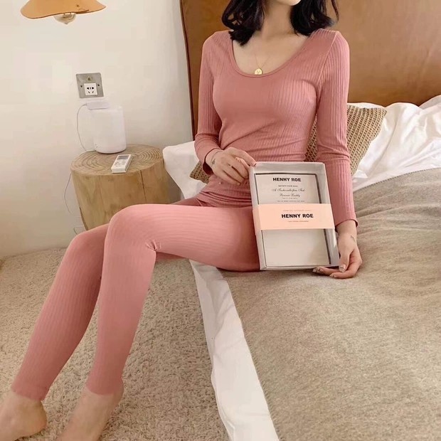 Bộ Đồ Lót Giữ Nhiệt Hàng Nội Địa Trung FreeSize (40kg-65kg) Thon Gọn Cơ Thể Mùa Đông &lt;Hàng Đẹp&gt;