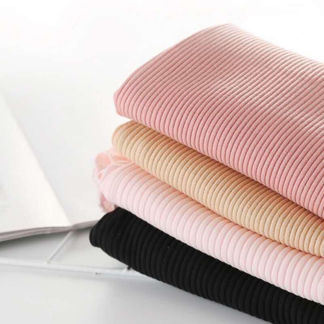 Quần đùi cotton mặc váy gân tăm tre