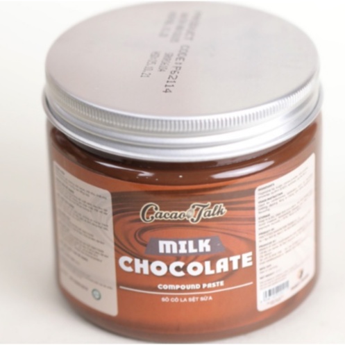 Sô Cô La Sệt Sữa Cacao Talk 500gr - Dùng Pha Chế Đồ Uống, Trang trí Bánh Kem