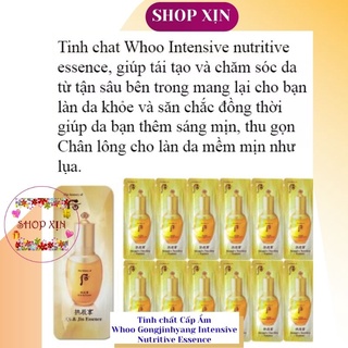 Gói Sample Whoo Intensive Nutritive Essence 1ml Tinh Chất Dưỡng Da
