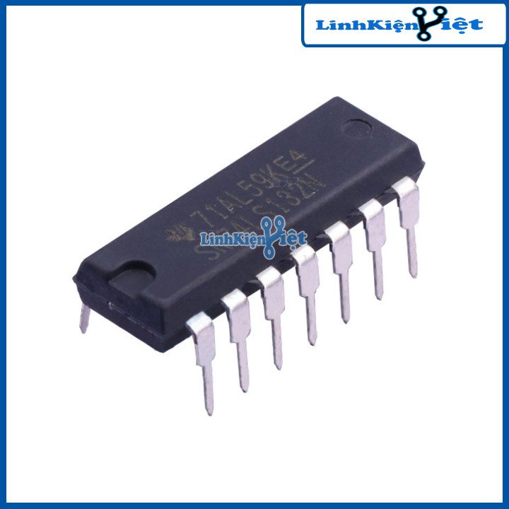 Sản phẩm 74LS132 Quad 2-input NAND Schmitt Trigger DIP14