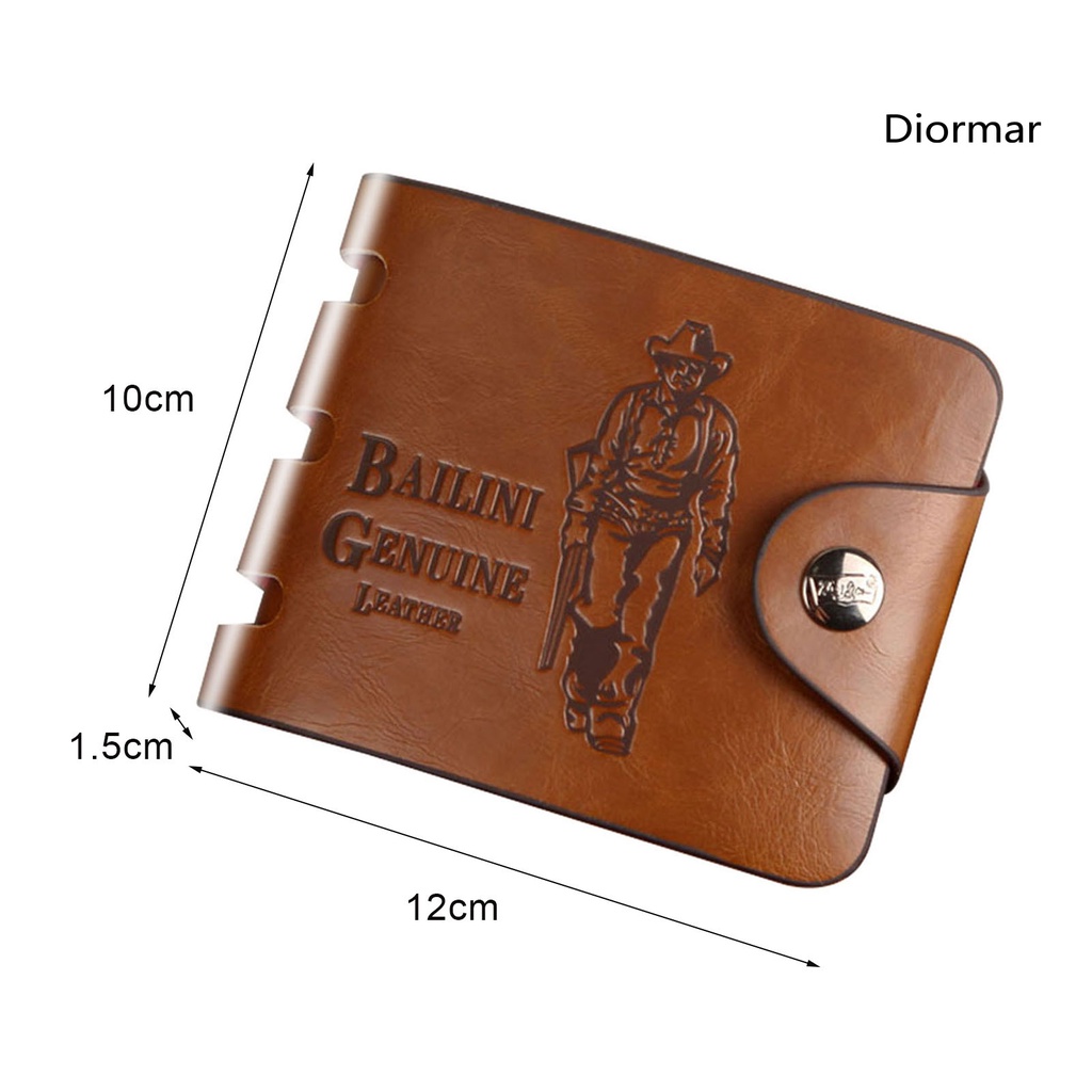 Ví da gấp đôi thời trang dành cho nam