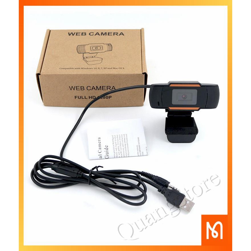 Webcam máy tính chuyên dụng cho Livestream, Học và Làm việc Online siêu rõ nét HD 720P Có Mic