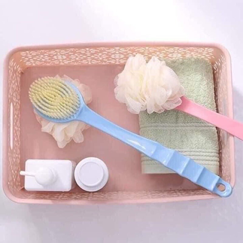 Con lưng 2 đầu kèm bông tắm