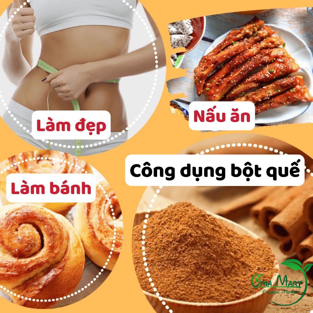 Quế ống bột nguyên chất Natural DH Foods 40gr