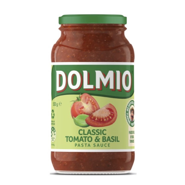 Sốt Mì Ý Cà Chua Truyền Thống Với Húng Quế Dolmio 500g (Úc)