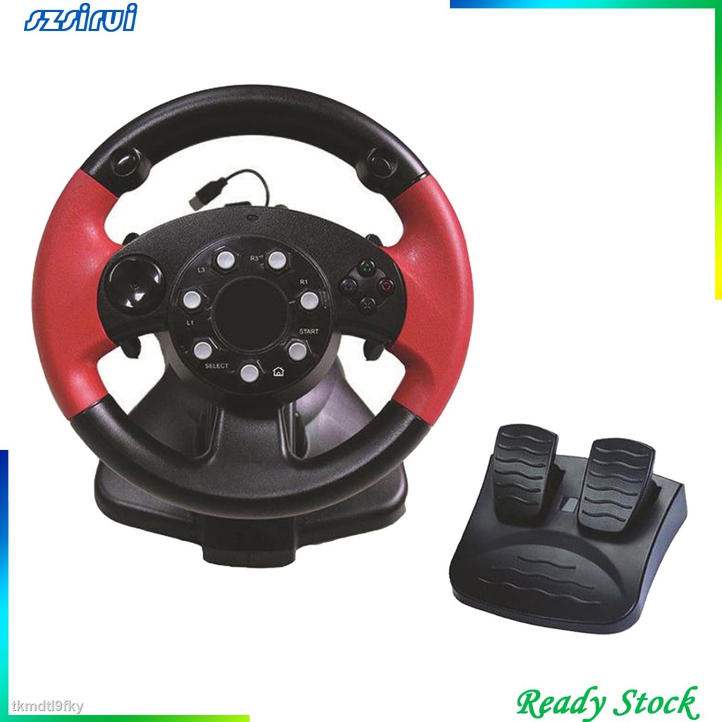 BÁN SỈ Bộ vô lăng & bàn đạp có giả lập cho chơi game đua xe trên PC
