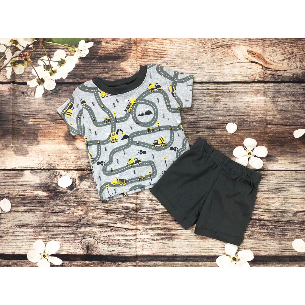 Bộ cộc tay xuất khẩu cho bé xuẩt khẩu