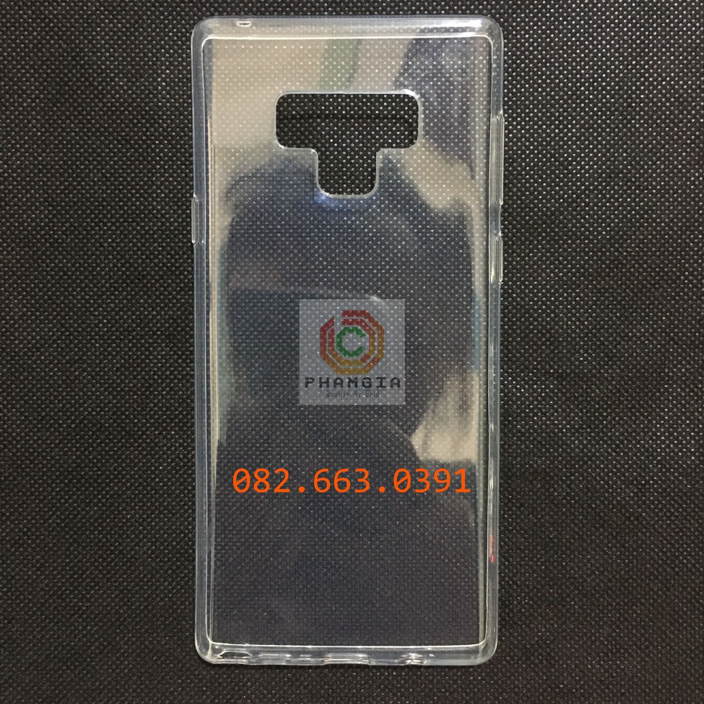 Ốp lưng Samsung Note 9 dẻo trong bảo vệ cam bền đẹp